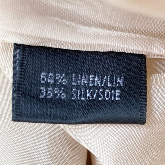 Lafayette 148 Linen & Silk Beaded Skirt - Picture 4 of 10